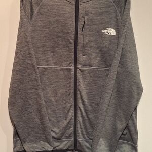 The North Face Gray Full-Zip Hoodie